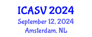 International Conference on Animal Sciences and Veterinary (ICASV) September 12, 2024 - Amsterdam, Netherlands
