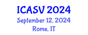 International Conference on Animal Sciences and Veterinary (ICASV) September 12, 2024 - Rome, Italy