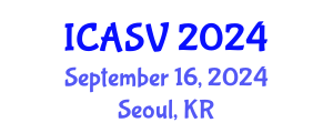 International Conference on Animal Sciences and Veterinary (ICASV) September 16, 2024 - Seoul, Republic of Korea