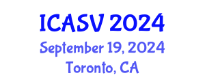 International Conference on Animal Sciences and Veterinary (ICASV) September 19, 2024 - Toronto, Canada