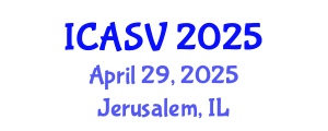 International Conference on Animal Sciences and Veterinary (ICASV) April 29, 2025 - Jerusalem, Israel