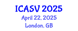 International Conference on Animal Sciences and Veterinary (ICASV) April 22, 2025 - London, United Kingdom