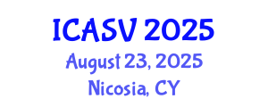 International Conference on Animal Sciences and Veterinary (ICASV) August 23, 2025 - Nicosia, Cyprus