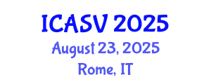 International Conference on Animal Sciences and Veterinary (ICASV) August 23, 2025 - Rome, Italy