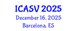 International Conference on Animal Sciences and Veterinary (ICASV) December 16, 2025 - Barcelona, Spain