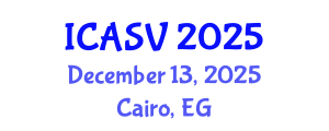 International Conference on Animal Sciences and Veterinary (ICASV) December 13, 2025 - Cairo, Egypt