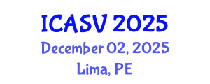 International Conference on Animal Sciences and Veterinary (ICASV) December 02, 2025 - Lima, Peru