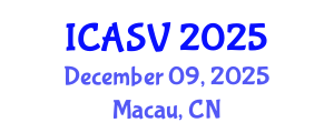 International Conference on Animal Sciences and Veterinary (ICASV) December 09, 2025 - Macau, China