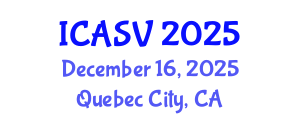 International Conference on Animal Sciences and Veterinary (ICASV) December 16, 2025 - Quebec City, Canada