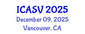 International Conference on Animal Sciences and Veterinary (ICASV) December 09, 2025 - Vancouver, Canada