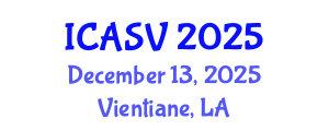 International Conference on Animal Sciences and Veterinary (ICASV) December 13, 2025 - Vientiane, Laos