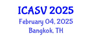 International Conference on Animal Sciences and Veterinary (ICASV) February 04, 2025 - Bangkok, Thailand