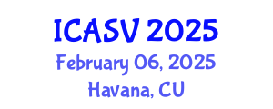 International Conference on Animal Sciences and Veterinary (ICASV) February 06, 2025 - Havana, Cuba