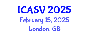 International Conference on Animal Sciences and Veterinary (ICASV) February 15, 2025 - London, United Kingdom