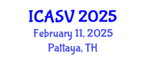 International Conference on Animal Sciences and Veterinary (ICASV) February 11, 2025 - Pattaya, Thailand