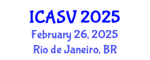 International Conference on Animal Sciences and Veterinary (ICASV) February 26, 2025 - Rio de Janeiro, Brazil