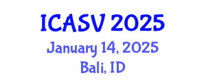 International Conference on Animal Sciences and Veterinary (ICASV) January 14, 2025 - Bali, Indonesia