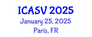 International Conference on Animal Sciences and Veterinary (ICASV) January 25, 2025 - Paris, France