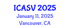 International Conference on Animal Sciences and Veterinary (ICASV) January 11, 2025 - Vancouver, Canada
