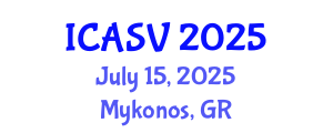 International Conference on Animal Sciences and Veterinary (ICASV) July 15, 2025 - Mykonos, Greece