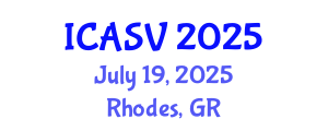 International Conference on Animal Sciences and Veterinary (ICASV) July 19, 2025 - Rhodes, Greece