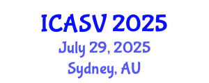 International Conference on Animal Sciences and Veterinary (ICASV) July 29, 2025 - Sydney, Australia