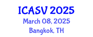 International Conference on Animal Sciences and Veterinary (ICASV) March 08, 2025 - Bangkok, Thailand