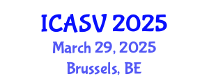International Conference on Animal Sciences and Veterinary (ICASV) March 29, 2025 - Brussels, Belgium
