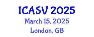 International Conference on Animal Sciences and Veterinary (ICASV) March 15, 2025 - London, United Kingdom
