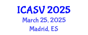 International Conference on Animal Sciences and Veterinary (ICASV) March 25, 2025 - Madrid, Spain