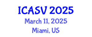 International Conference on Animal Sciences and Veterinary (ICASV) March 11, 2025 - Miami, United States