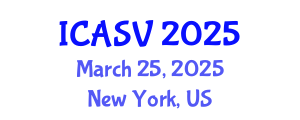 International Conference on Animal Sciences and Veterinary (ICASV) March 25, 2025 - New York, United States