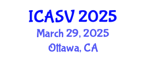 International Conference on Animal Sciences and Veterinary (ICASV) March 29, 2025 - Ottawa, Canada