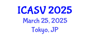International Conference on Animal Sciences and Veterinary (ICASV) March 25, 2025 - Tokyo, Japan