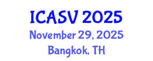 International Conference on Animal Sciences and Veterinary (ICASV) November 29, 2025 - Bangkok, Thailand