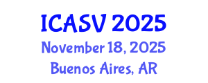 International Conference on Animal Sciences and Veterinary (ICASV) November 18, 2025 - Buenos Aires, Argentina