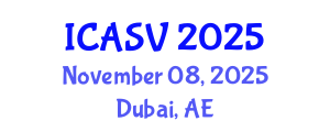 International Conference on Animal Sciences and Veterinary (ICASV) November 08, 2025 - Dubai, United Arab Emirates