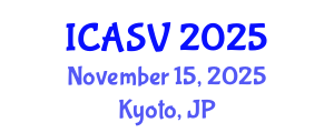 International Conference on Animal Sciences and Veterinary (ICASV) November 15, 2025 - Kyoto, Japan