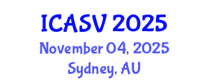 International Conference on Animal Sciences and Veterinary (ICASV) November 04, 2025 - Sydney, Australia