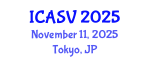 International Conference on Animal Sciences and Veterinary (ICASV) November 11, 2025 - Tokyo, Japan