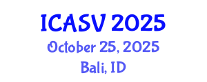International Conference on Animal Sciences and Veterinary (ICASV) October 25, 2025 - Bali, Indonesia