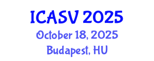 International Conference on Animal Sciences and Veterinary (ICASV) October 18, 2025 - Budapest, Hungary