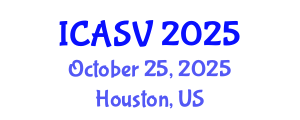 International Conference on Animal Sciences and Veterinary (ICASV) October 25, 2025 - Houston, United States
