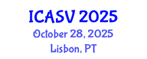 International Conference on Animal Sciences and Veterinary (ICASV) October 28, 2025 - Lisbon, Portugal