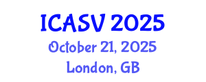 International Conference on Animal Sciences and Veterinary (ICASV) October 21, 2025 - London, United Kingdom