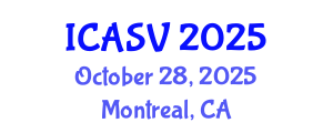 International Conference on Animal Sciences and Veterinary (ICASV) October 28, 2025 - Montreal, Canada