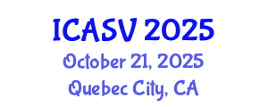 International Conference on Animal Sciences and Veterinary (ICASV) October 21, 2025 - Quebec City, Canada