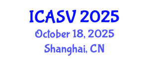 International Conference on Animal Sciences and Veterinary (ICASV) October 18, 2025 - Shanghai, China