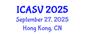 International Conference on Animal Sciences and Veterinary (ICASV) September 27, 2025 - Hong Kong, China