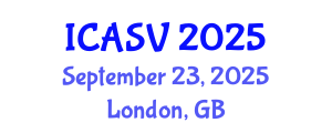 International Conference on Animal Sciences and Veterinary (ICASV) September 23, 2025 - London, United Kingdom